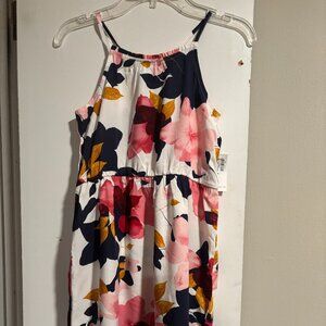 Girls Floral Summer sleeveless dress